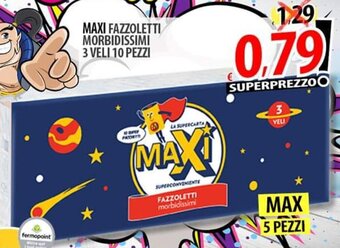 Il Genio Supermercato MAXI FAZZOLETTI MORBIDISSIMI 3 VELI 10 PEZZI offerta