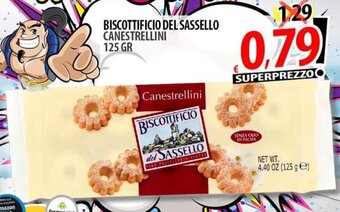 BISCOTTIFICIO DEL SASSELLO CANESTRELLINI 125 GR