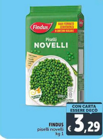 FINDUS piselli novelli kg 1