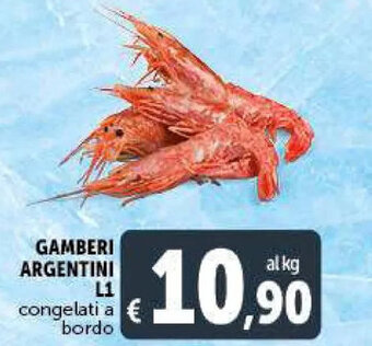 Deco Supermercati GAMBERI ARGENTINI L1 congelati a bordo offerta