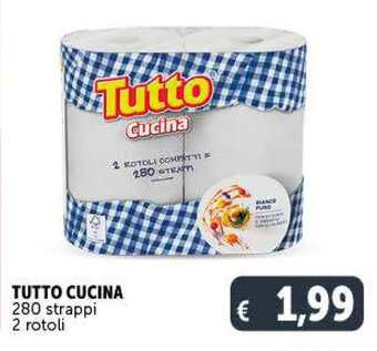 Deco Supermercati TUTTO CUCINA 280 strappi 2 rotoli offerta