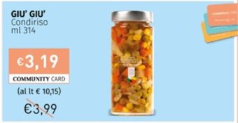 Prezzemolo e Vitale GIỮ GIỮ Condiriso ml 314 offerta