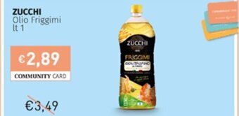 Prezzemolo e Vitale ZUCCHI Olio Friggimi lt 1 offerta