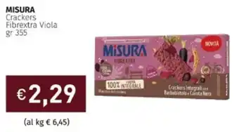 MISURA Crackers Fibrextra Viola 355 gr