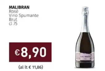 MALIBRAN Rose Vino Spumante Brut cl 75