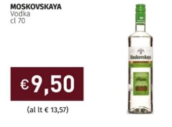 MOSKOVSKAYA Vodka cl 70