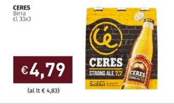 Prezzemolo e Vitale CERES Birra cl 33x3 offerta