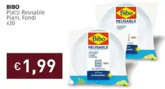 Prezzemolo e Vitale BIBO Piatti Reusable Piani, Fondi x30 offerta