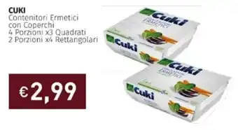 Prezzemolo e Vitale CUKI Contenitori Ermetici offerta