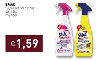Prezzemolo e Vitale SMAC Sgrassatori Spray vari tipi ml 650 offerta