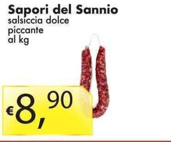 Sapori del Sannio salsiccia dolce piccante al kg