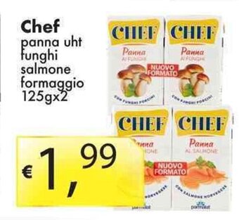 Chef panna uht funghi salmone formaggio 125gx2