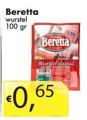 Beretta wurstel 100 gr