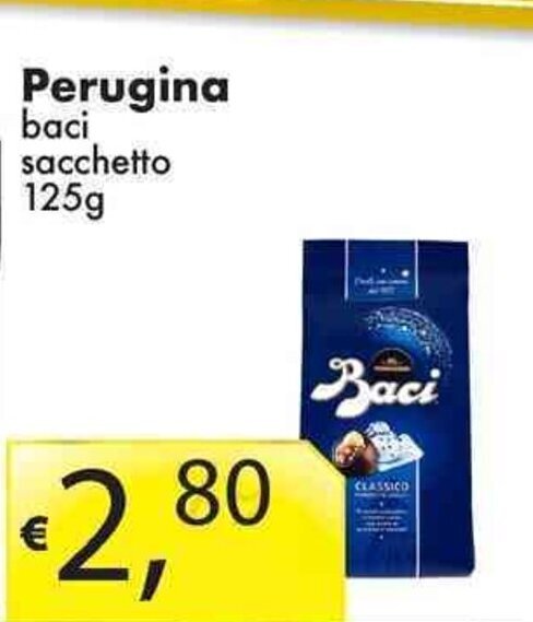 Sugros Perugina baci sacchetto 125g offerta