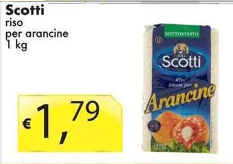Sugros Scotti riso per arancine 1 kg offerta