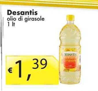 Desantis olio di girasole 1 lt