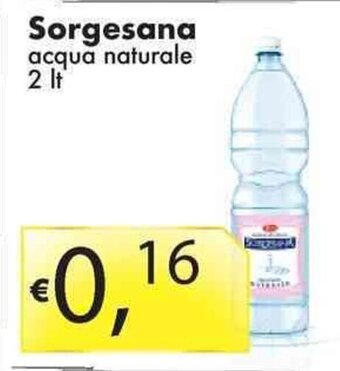 Sugros Sorgesana acqua naturale 2 lt offerta