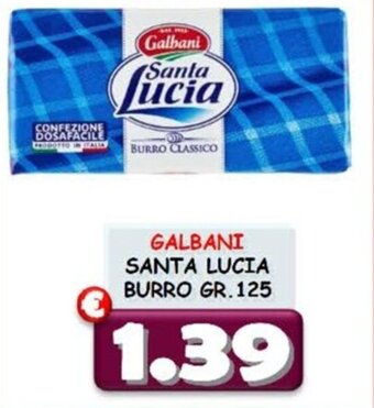 GALBANI SANTA LUCIA BURRO GR.125