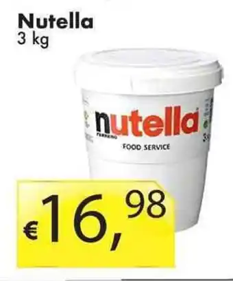 Sugros Nutella 3 kg offerta