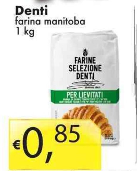 Sugros Denti farina manitoba 1 kg offerta