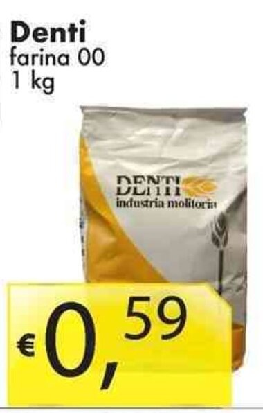 Sugros Denti farina 00 1 kg offerta