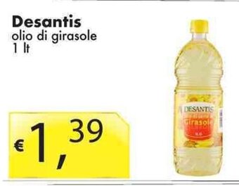 Sugros Desantis olio di girasole 1 lt offerta