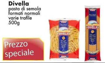 Divella pasta di semola formati normali varie trafile 500g