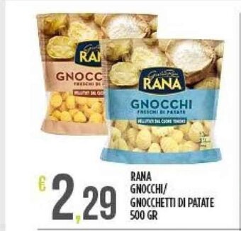 RANA GNOCCHI/ GNOCCHETTI DI PATATE 500 GR