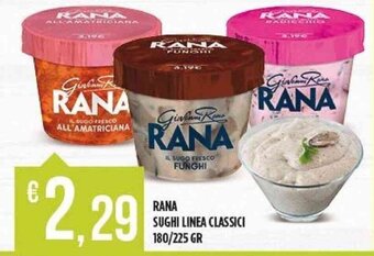 RANA SUGHI LINEA CLASSICI 180/225 GR