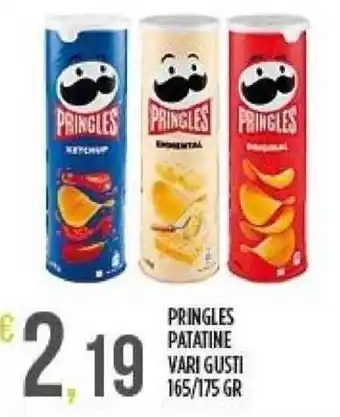 PRINGLES PATATINE VARI GUSTI 165/175 GR