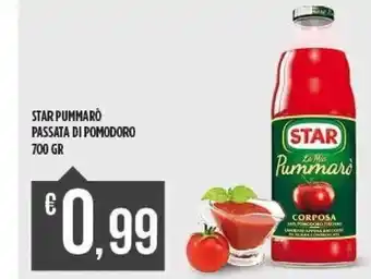 STAR PUMMARO PASSATA DI POMODORO 700 GR