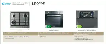 Conforama Candy Brava CDIMN 4D622PB Lavastoviglie A Scomparsa Totale 16 Coperti offerta