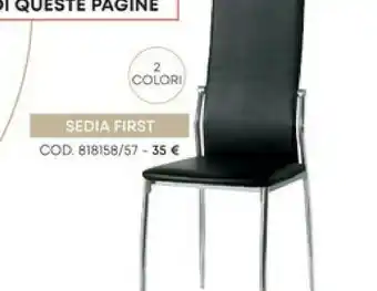 Conforama First Sedia offerta
