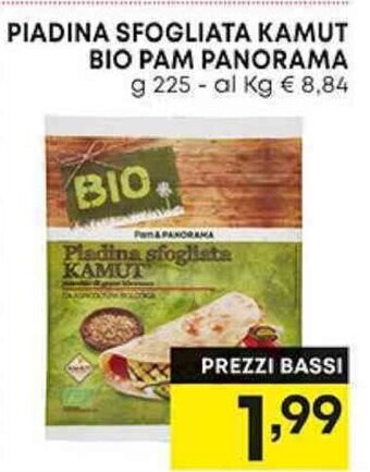 PIADINA SFOGLIATA KAMUT BIO PAM PANORAMA g 225