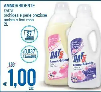 Dat5 Ammorbidente Orchidea E Perle Preziose / Ambra E Fiori Rosa