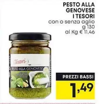 PESTO ALLA GENOVESE I TESORI g 130