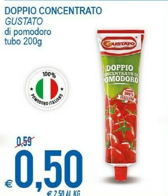 MD Discount Gustato - Doppio Concentrato Di Pomodoro 200 G(ml) offerta