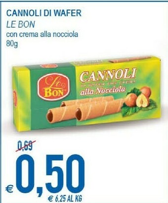 MD Discount Le Bon Cannoli Di Wafer offerta