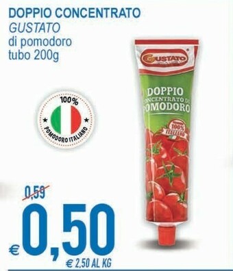 MD Discount Gustato - Doppio Concentrato Di Pomodoro 200 G(ml) offerta