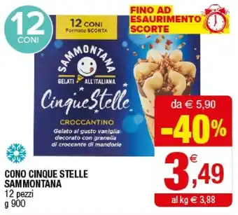 Iperal Sammontana Cono Cinque Stelle offerta