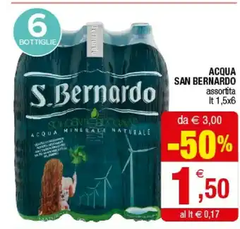 Iperal San Bernardo Acqua offerta