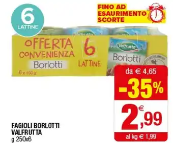 Iperal Valfrutta Fagioli Borlotti offerta
