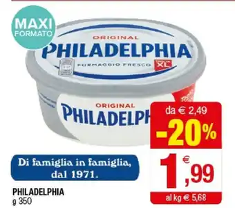 Iperal Philadelphia Original offerta
