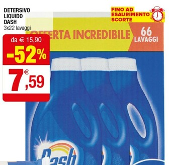 Iperal Dash Detersivo Liquido offerta