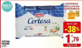 Iperal Galbani Certosa 320 G(ml) offerta