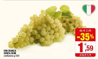 Iperal Uva Bianca Senza Semi offerta