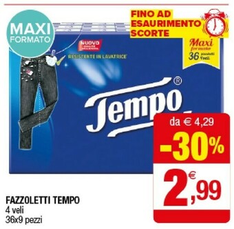 Iperal Tempo Fazzoletti offerta