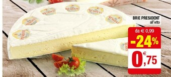 Iperal President Brie offerta