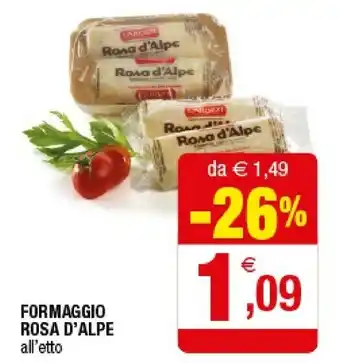 Iperal Formaggio Rosa D'Alpe offerta