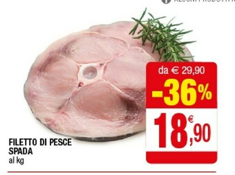 Iperal Filetto Di Pesce Spada offerta